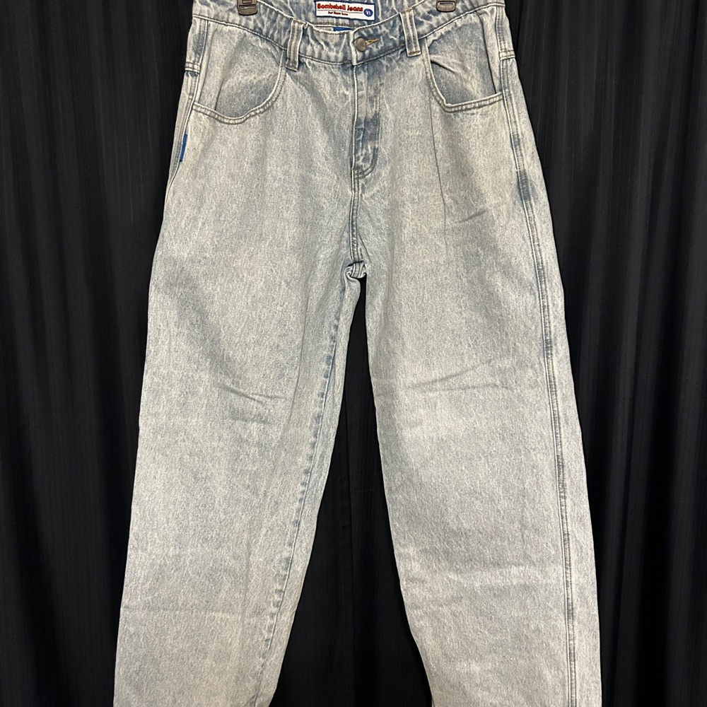Bombshell Men's Faded Blue Relaxed Jeans